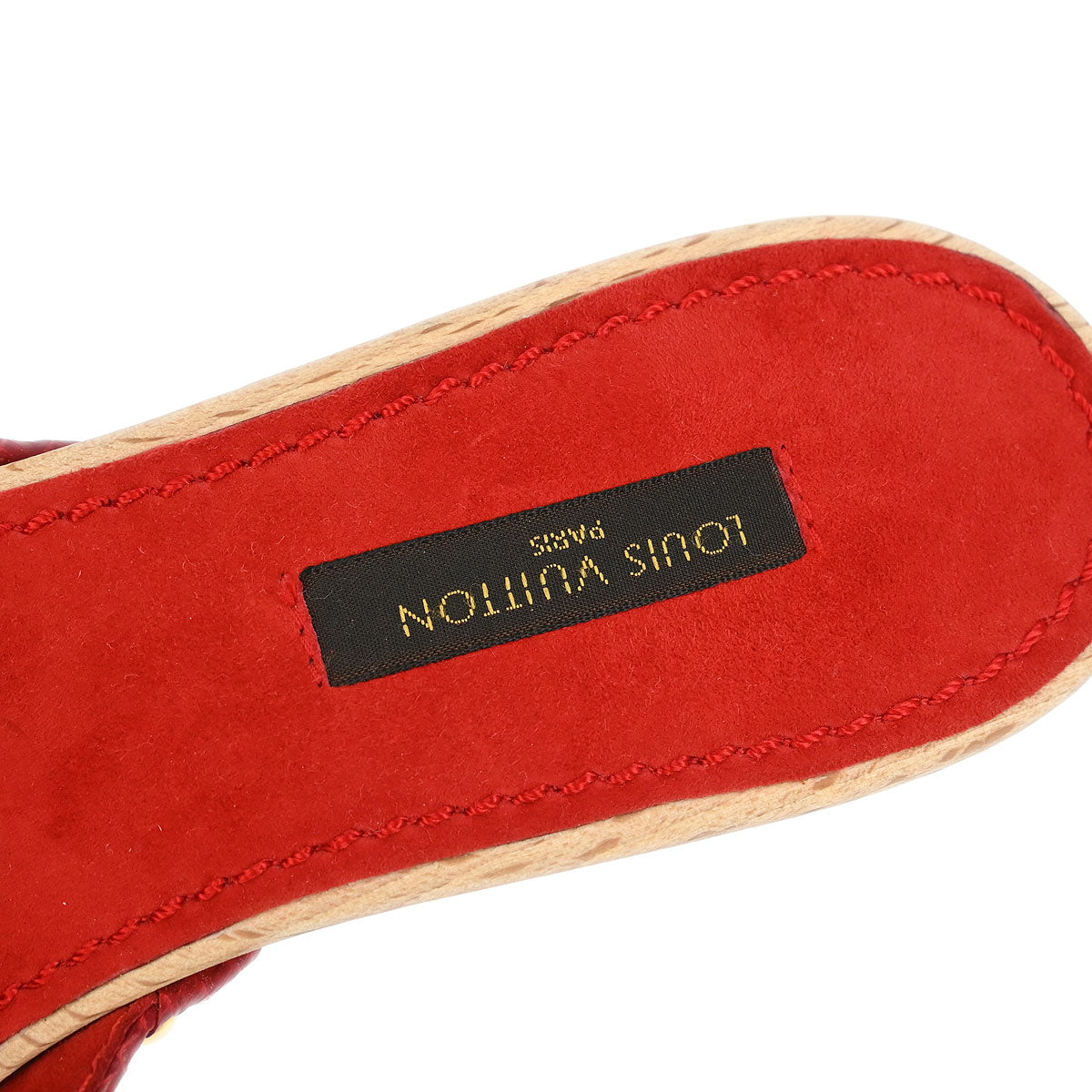 Louis Vuitton * Sandals Shoes Monogram Cherry CL0035 #36