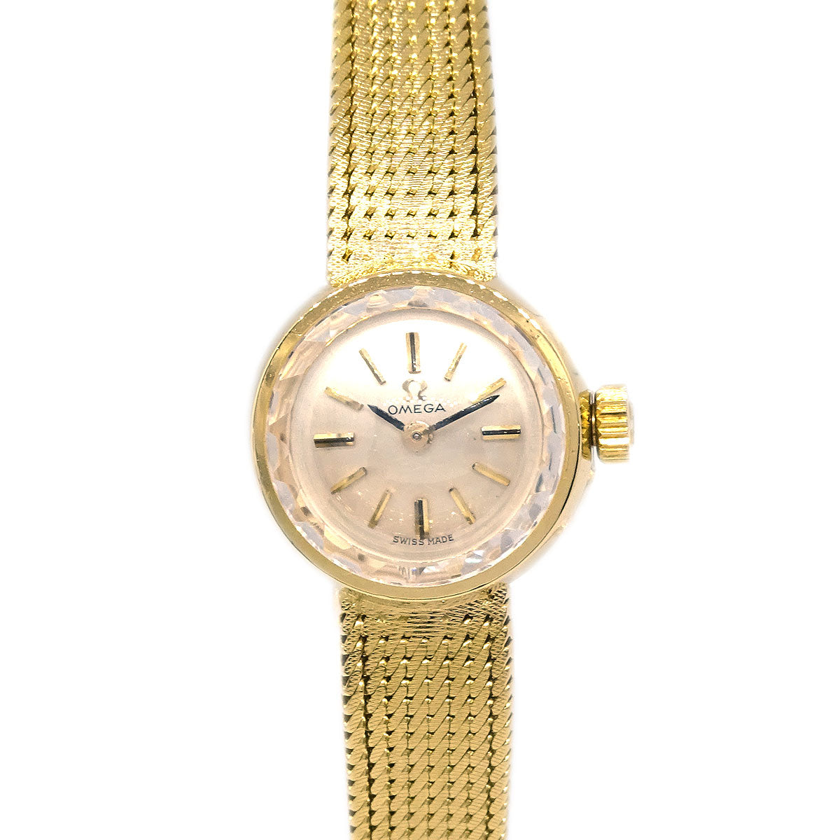 Omega YG Antique Watch Ref.7205 Manual-winding 18KYG