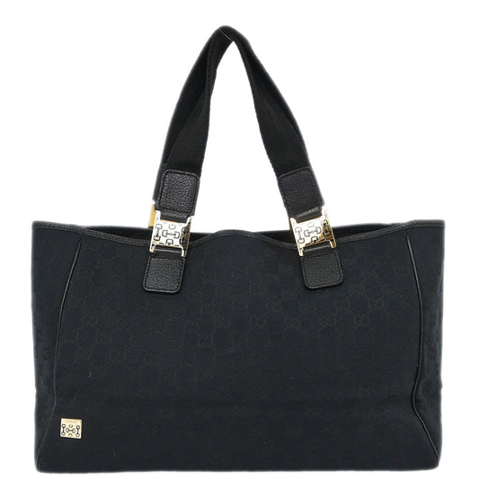 Gucci Black GG Tote Bag