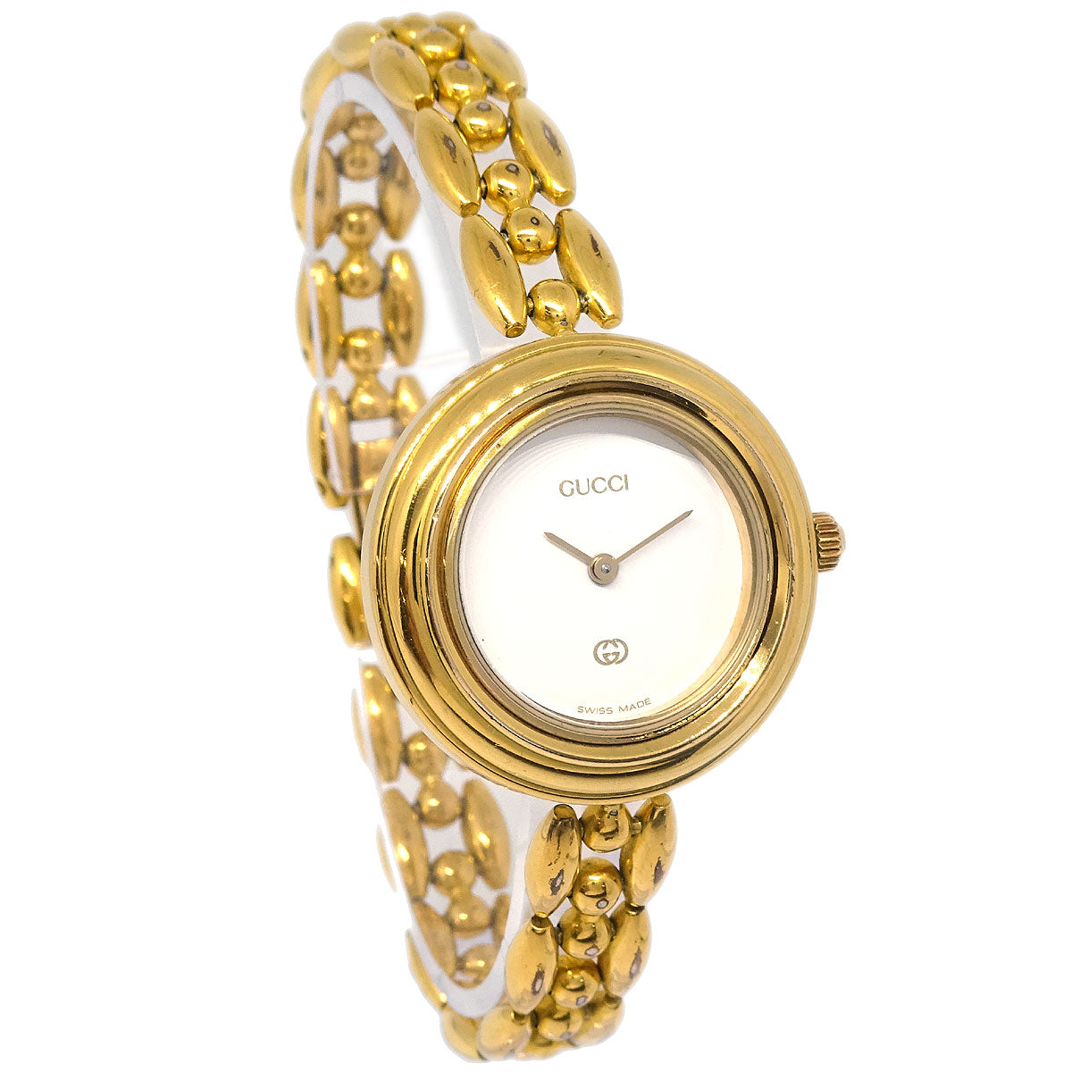 Gucci 11/12 Change Bezel Chameleon Quartz Watch SS