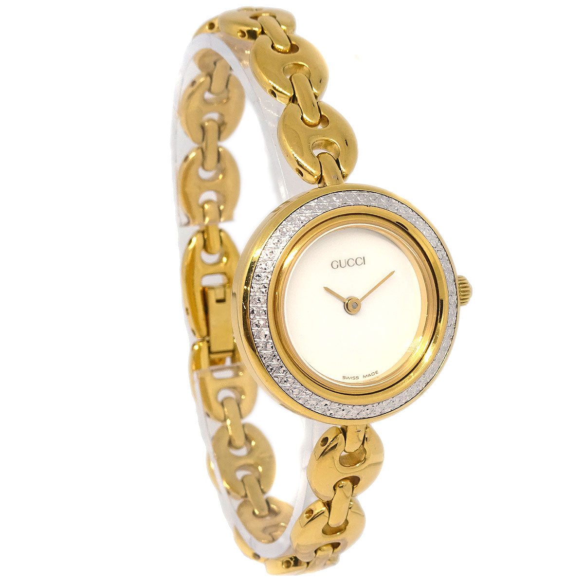 Gucci 11/12.2 Change Bezel Chameleon Quartz Watch SS