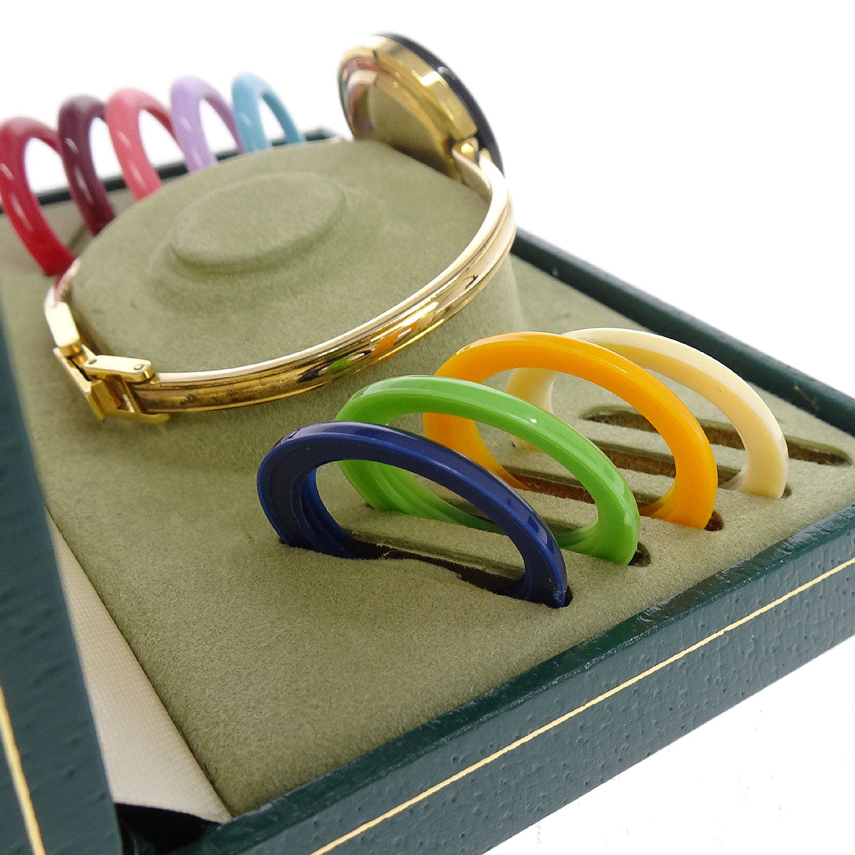 Gucci 11/12 Change Bezel Chameleon Quartz Watch SS