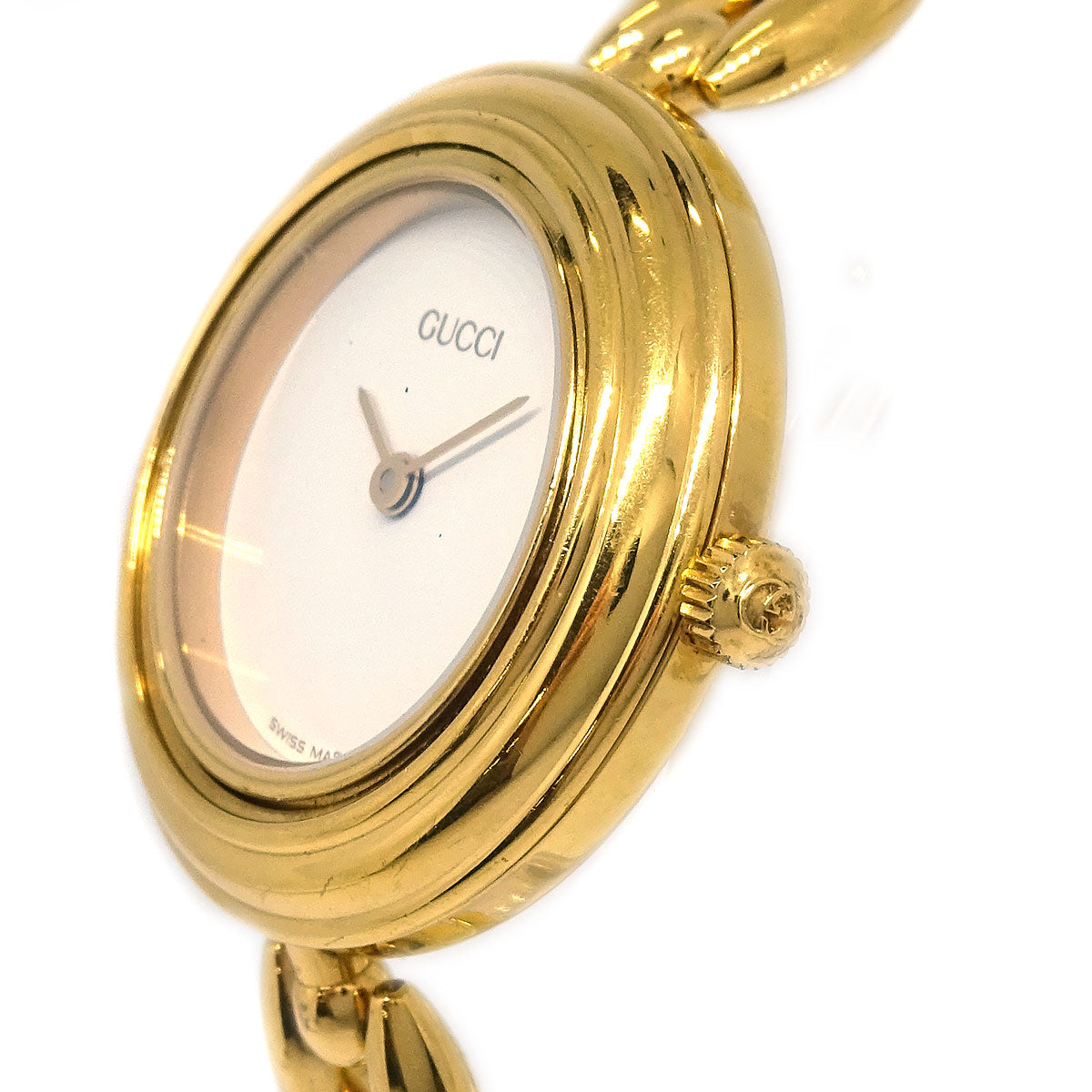 Gucci 11/12.2 Change Bezel Chameleon Quartz Watch SS