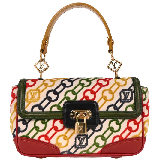 Louis Vuitton Monogram Velvet Chain Dolly Pochette Handbag M95208