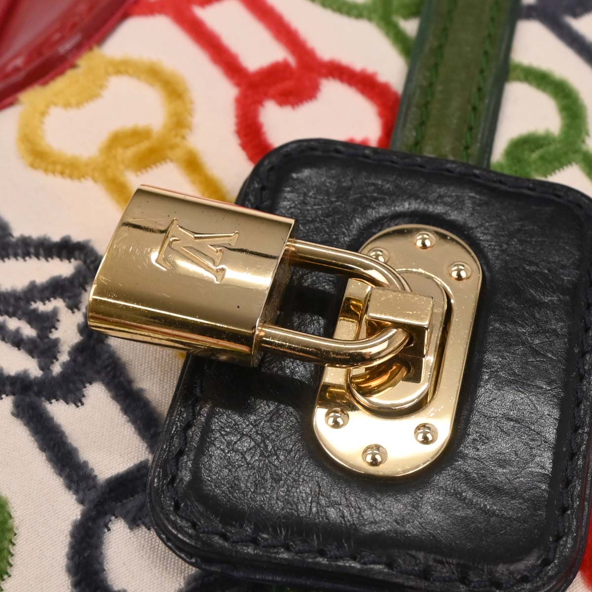Louis Vuitton Monogram Velvet Chain Dolly Pochette Handbag M95208