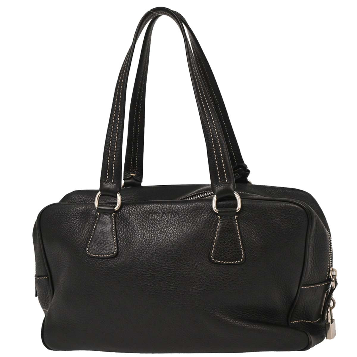 Prada Black Calfskin Handbag