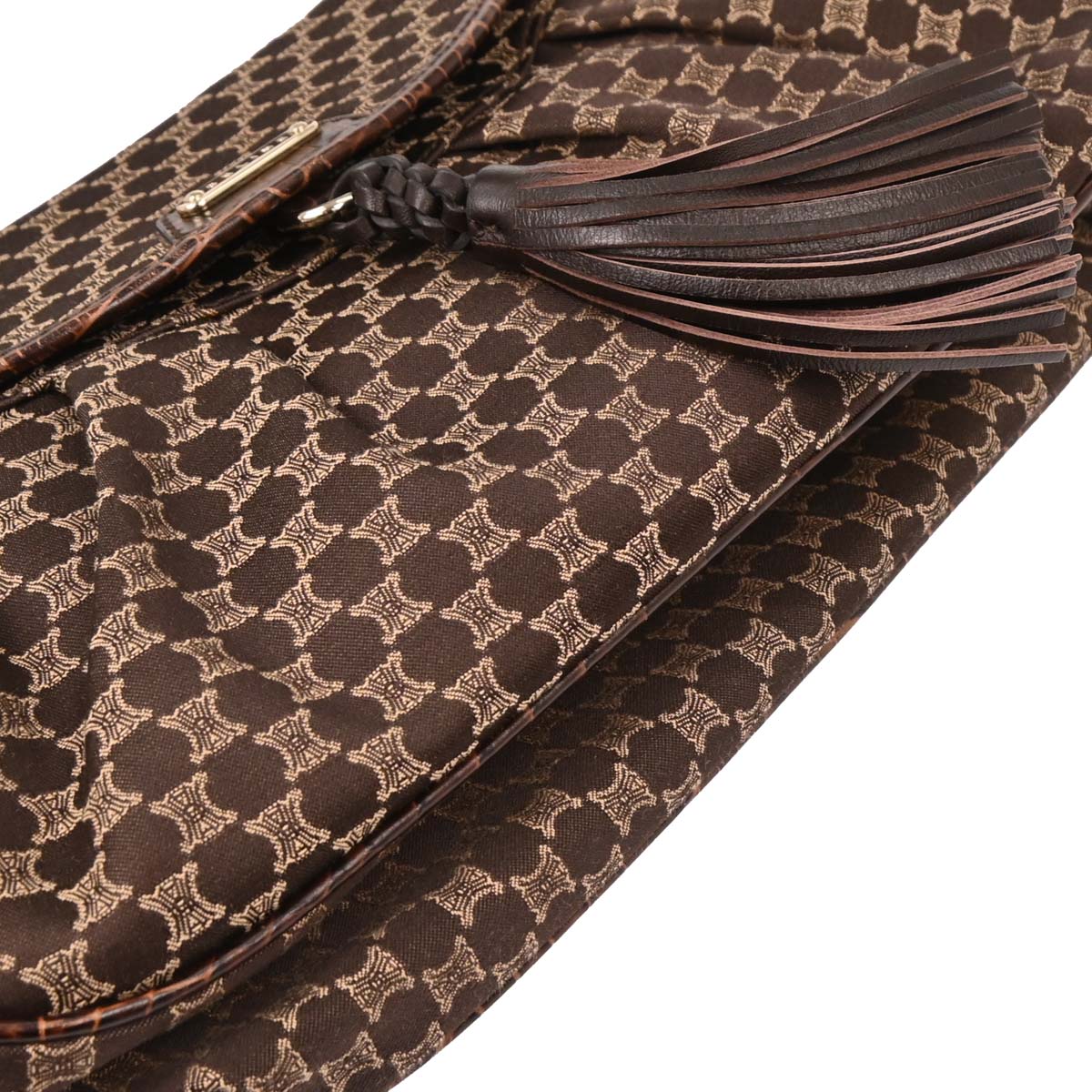 Celine Brown Macadam Handbag