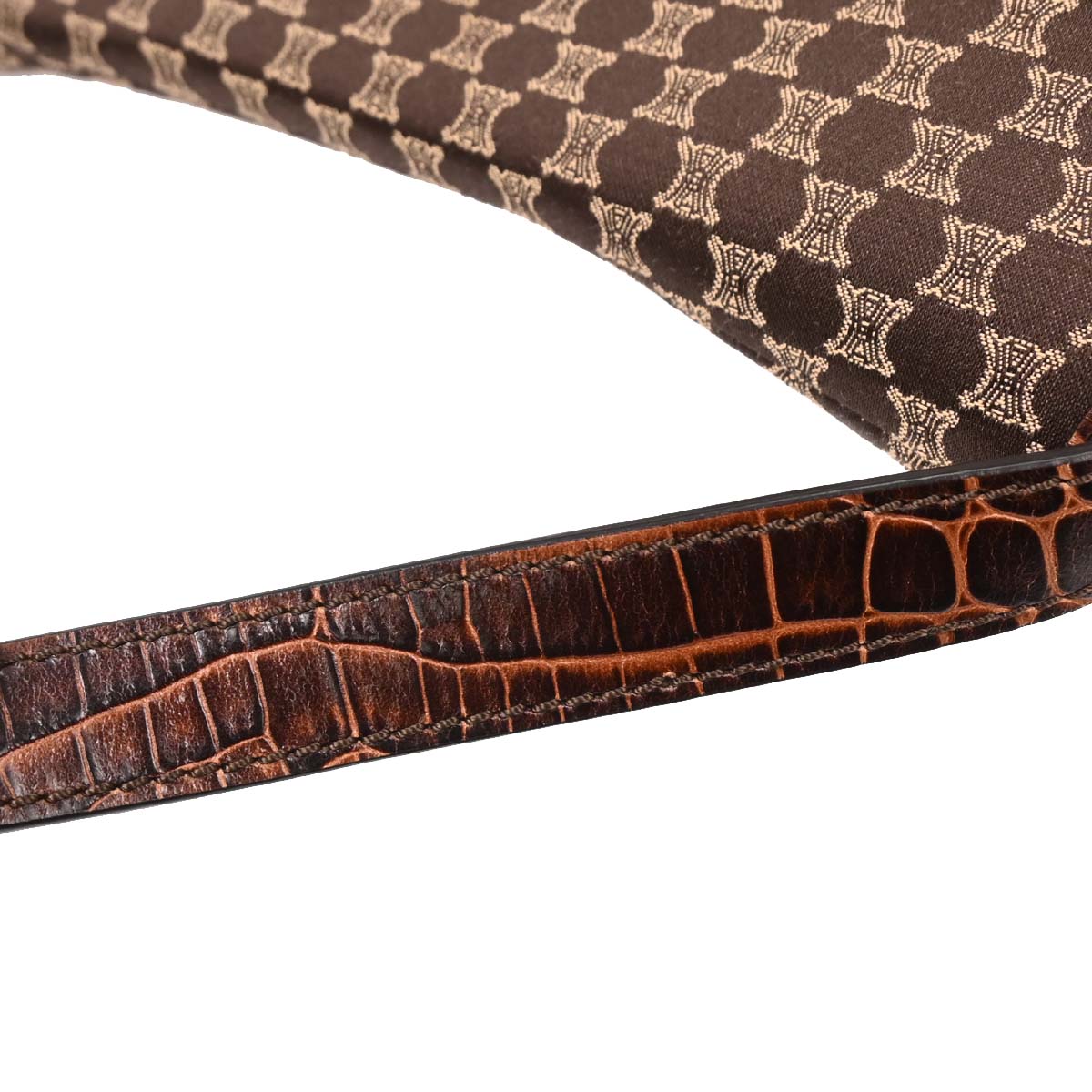 Celine Brown Macadam Handbag