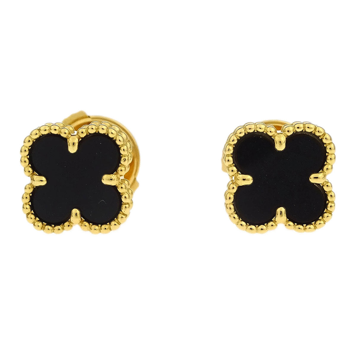 Van Cleef & Arpels Piercing Earrings Au750 Sweet Alhambra
