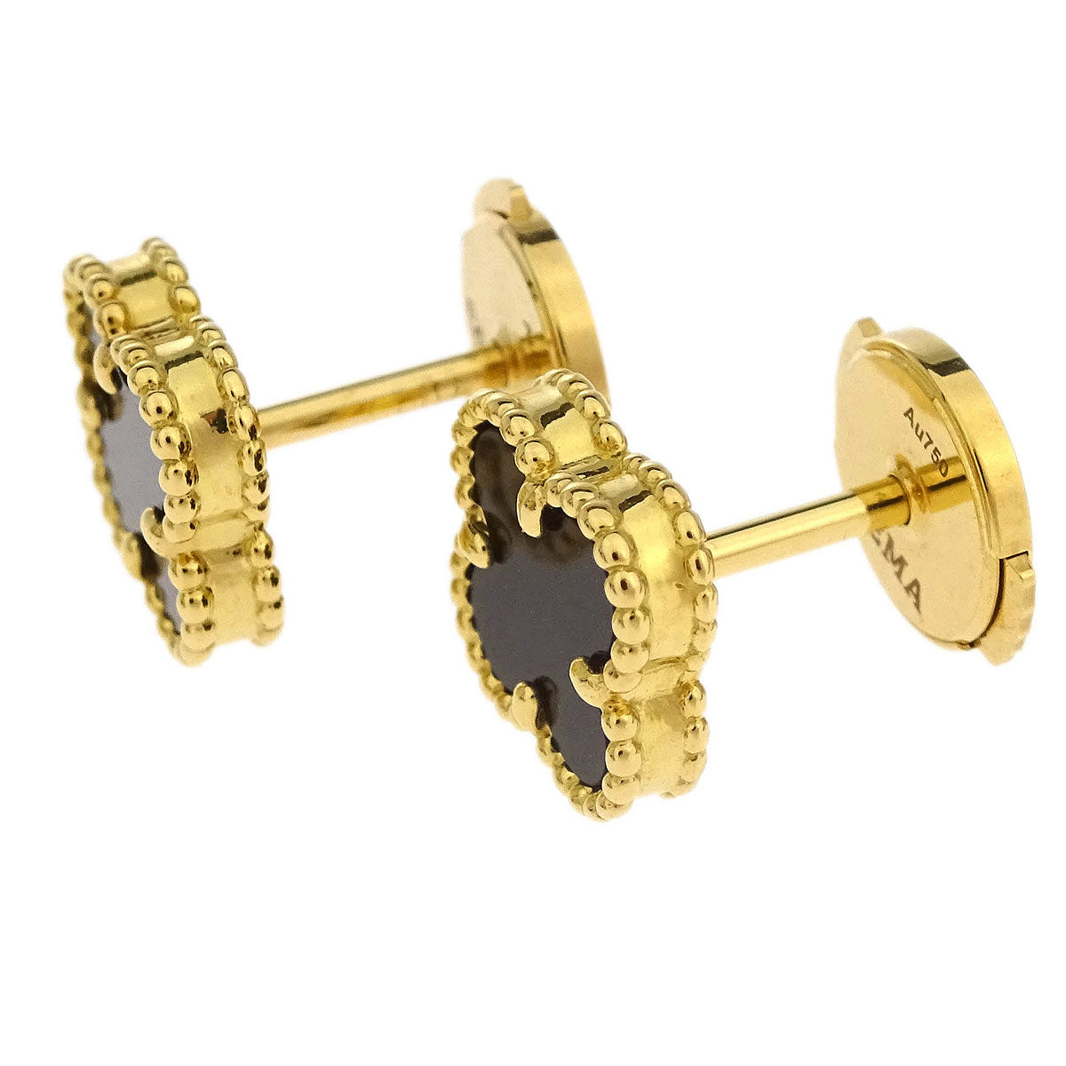 Van Cleef & Arpels Piercing Earrings Au750 Sweet Alhambra