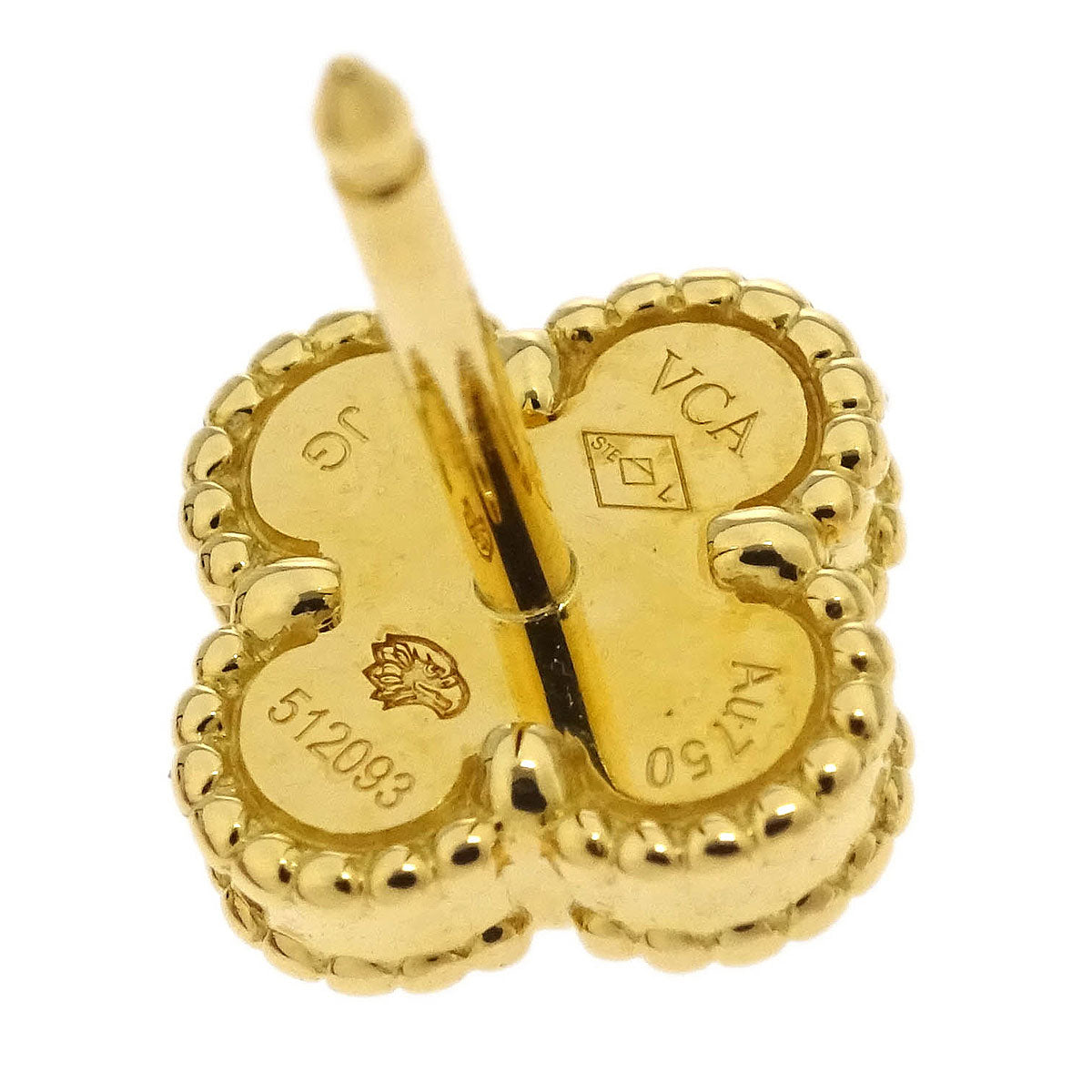 Van Cleef & Arpels Piercing Earrings Au750 Sweet Alhambra