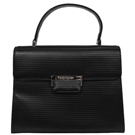 Yves Saint Laurent Black Leather Handbag