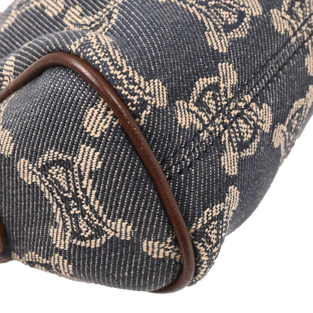 Celine Blue Denim Macadam Handbag