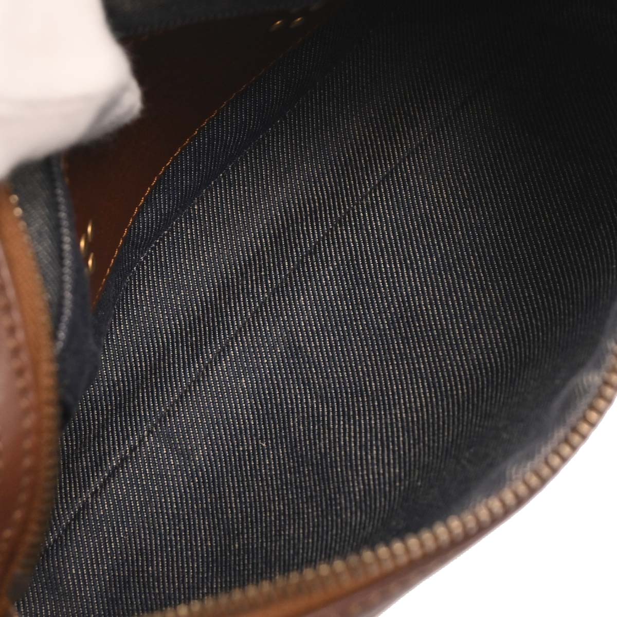 Celine Blue Denim Macadam Handbag