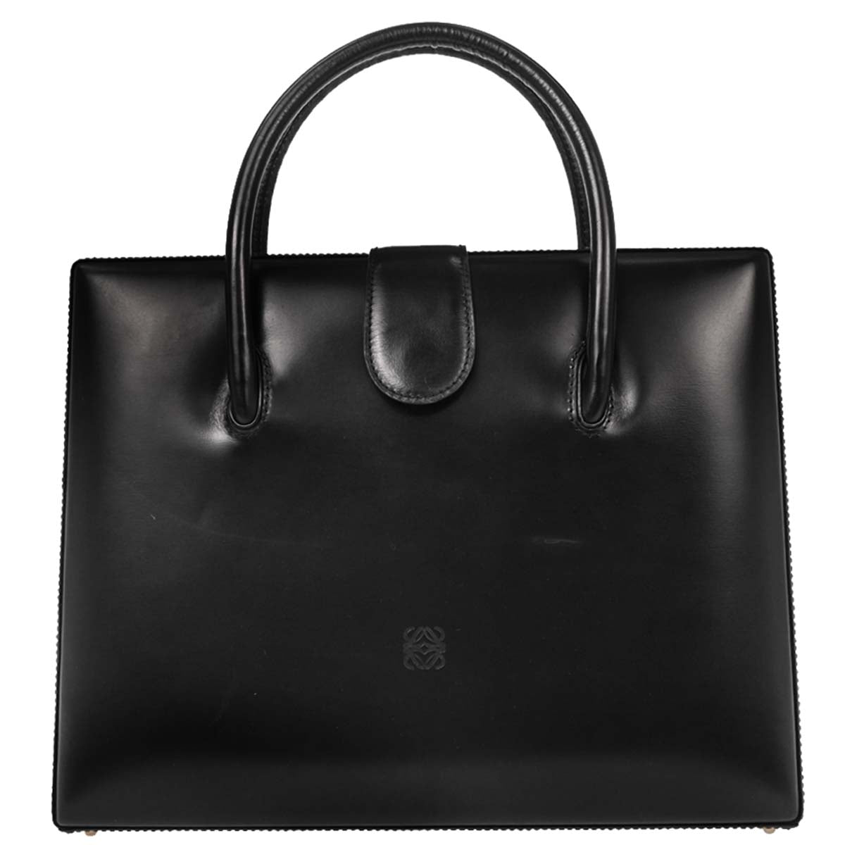Loewe Black Leather Handbag