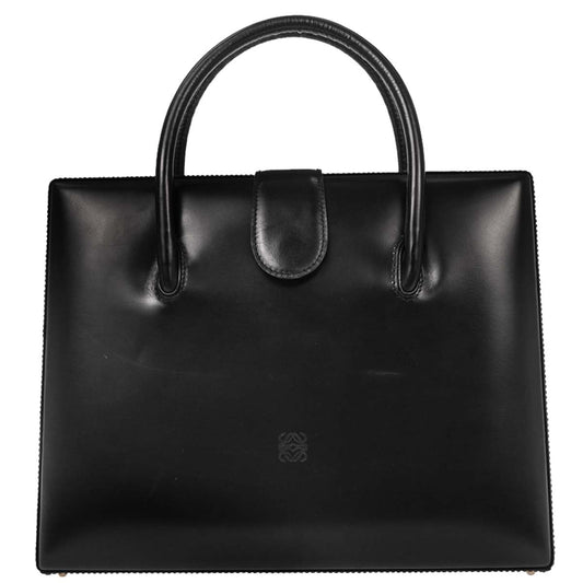 Loewe Black Leather Handbag