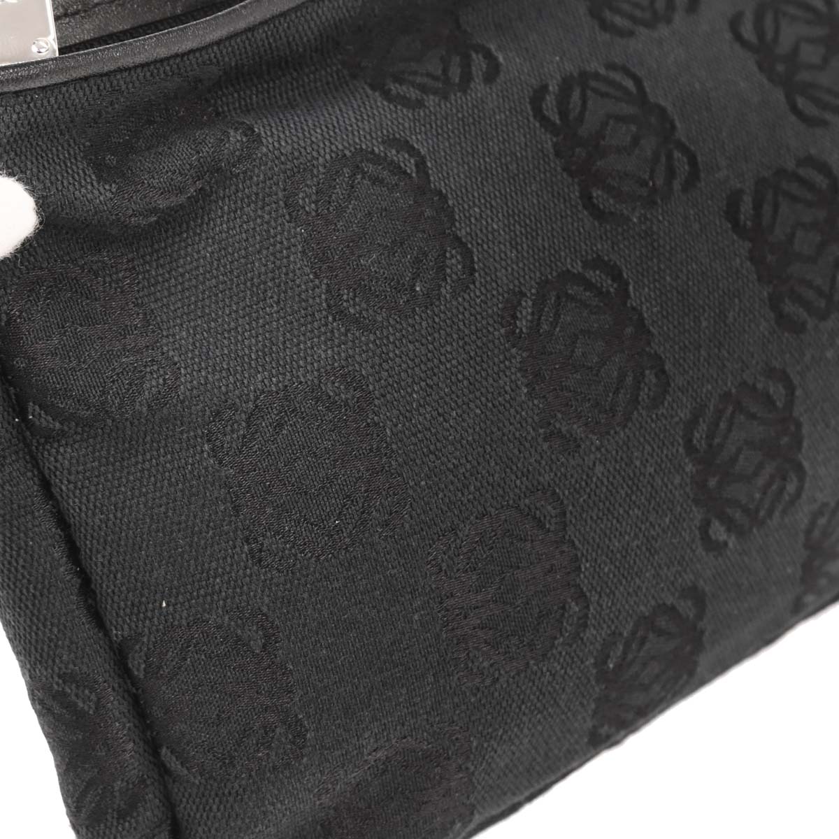 Loewe Black Canvas Handbag