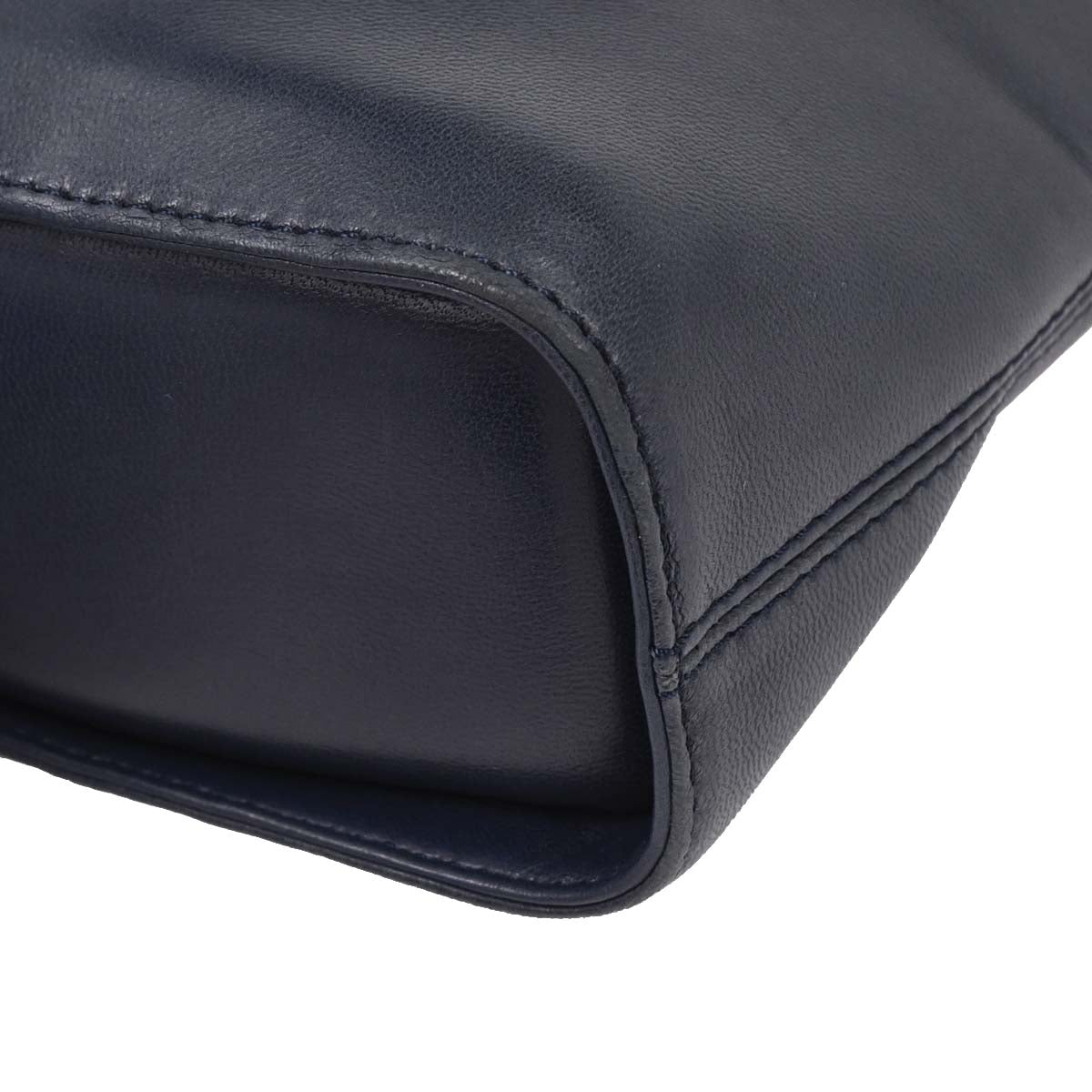 Loewe Navy Leather Handbag