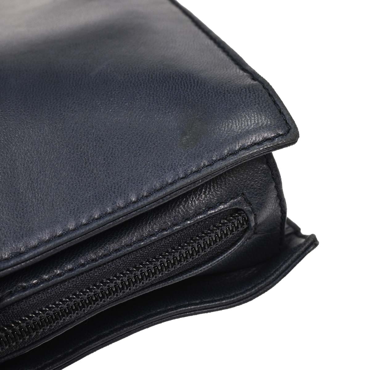 Loewe Navy Leather Handbag