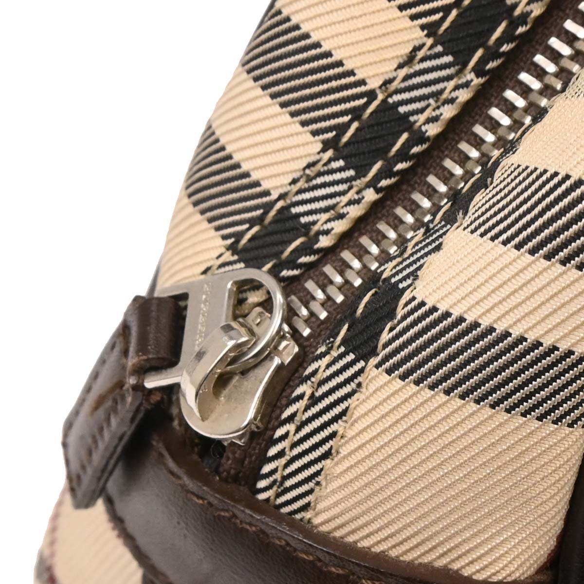 Burberry Beige Brown Burberry Check Handbag
