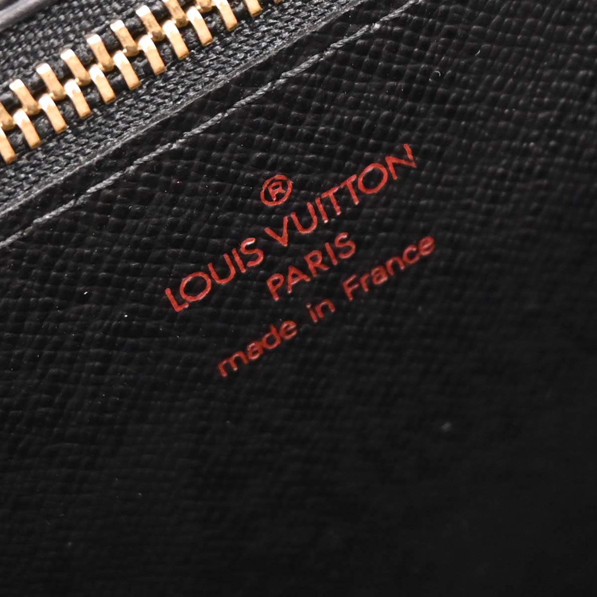 Louis Vuitton Black Epi Pochette Sellier Dragonne Clutch M52612
