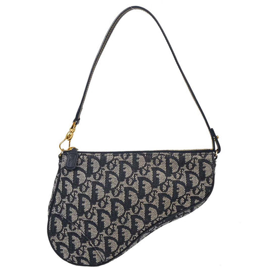 Christian Dior Navy Trotter Saddle Handbag