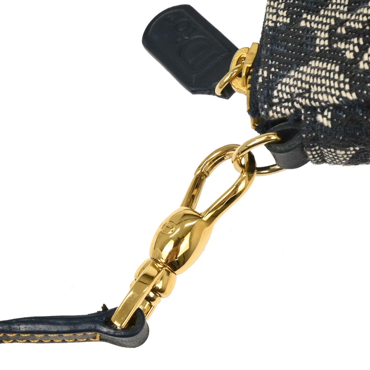 Christian Dior Navy Trotter Saddle Handbag