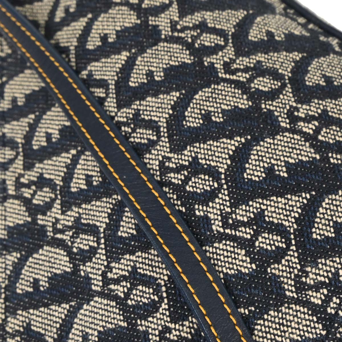 Christian Dior Navy Trotter Saddle Handbag