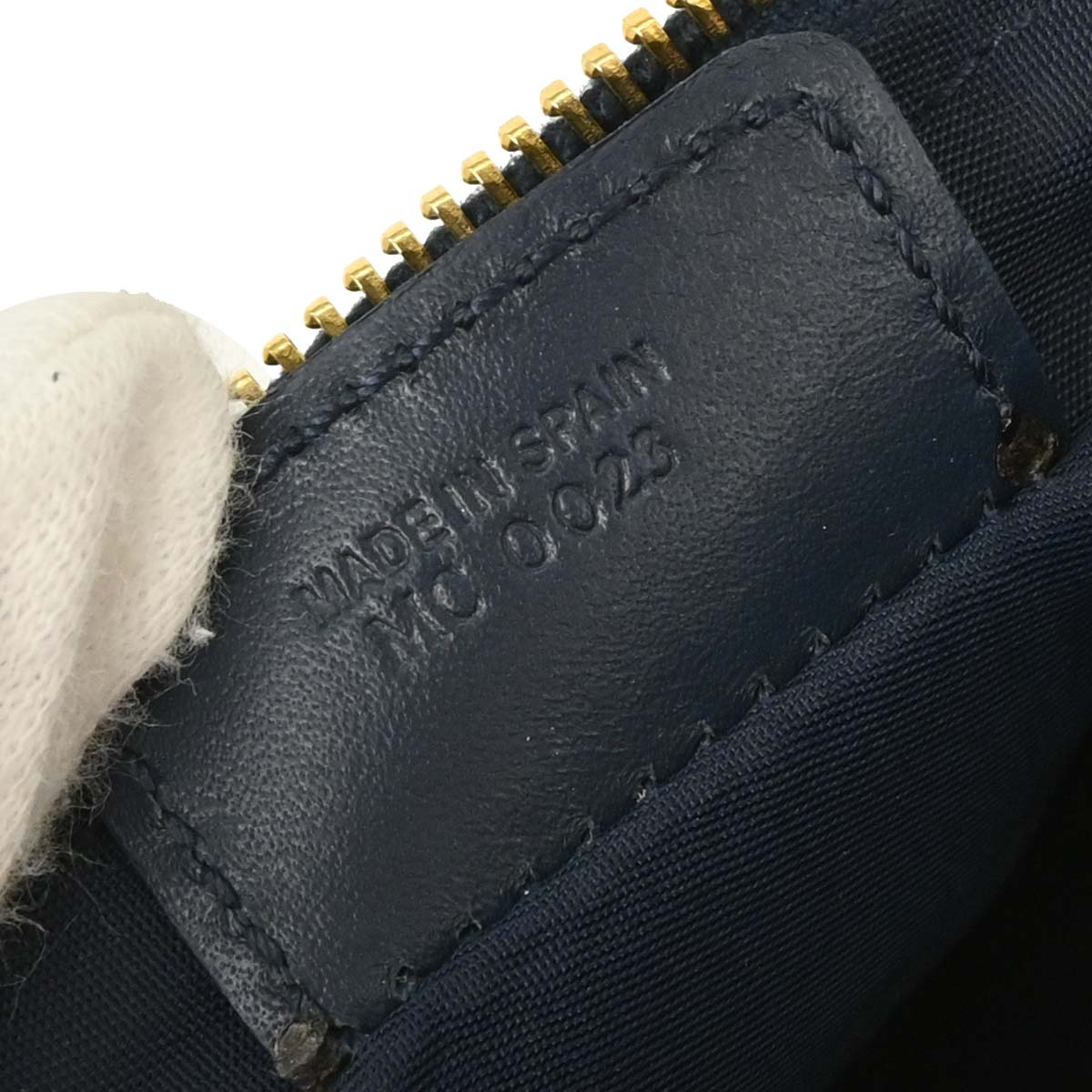Christian Dior Navy Trotter Saddle Handbag