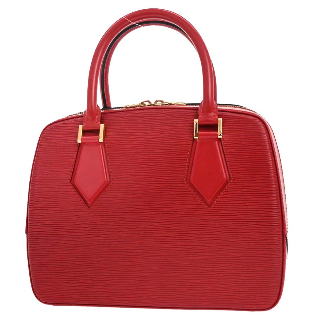 Louis Vuitton Red Epi Sablon Handbag M52047