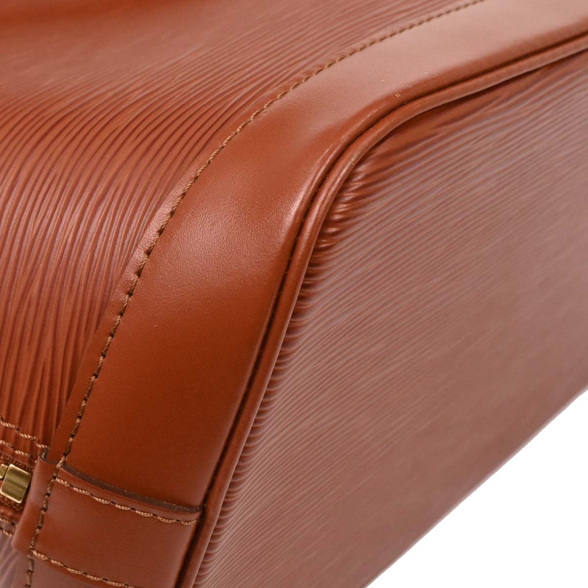 Louis Vuitton Brown Epi Alma Handbag M52143