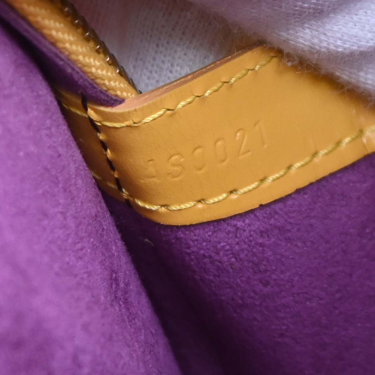 Louis Vuitton Yellow Epi Lussac Shoulder Bag M52289