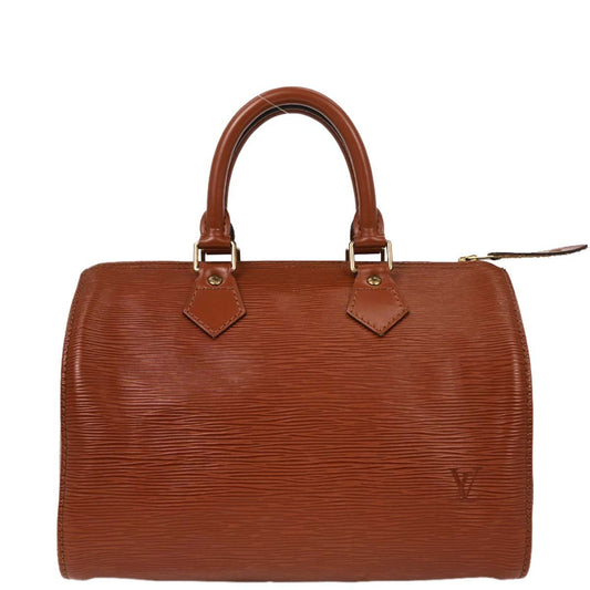 Louis Vuitton Brown Epi Speedy 25 Handbag M43013
