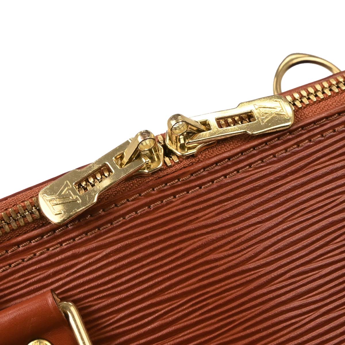 Louis Vuitton Brown Epi Alma Handbag M52143