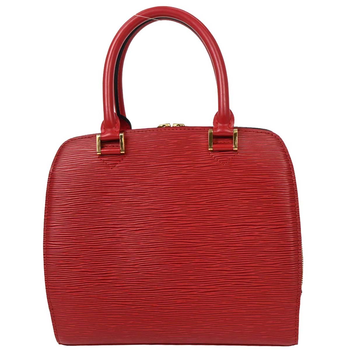 Louis Vuitton Red Epi Pont Neuf Handbag M52057