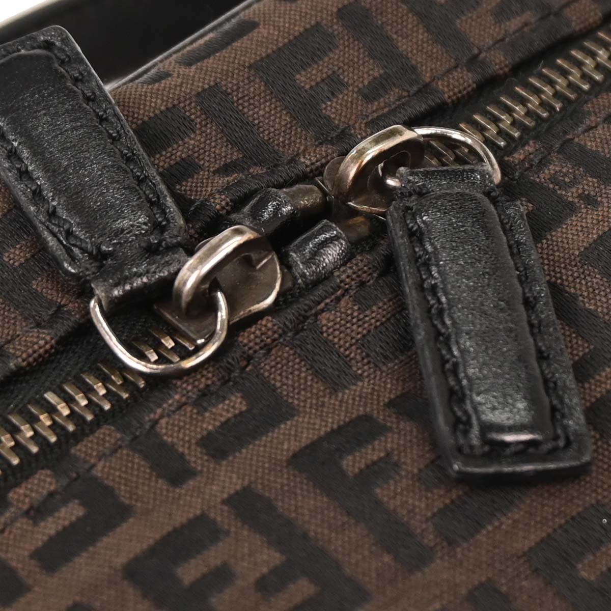 Fendi Brown Zucchino Handbag