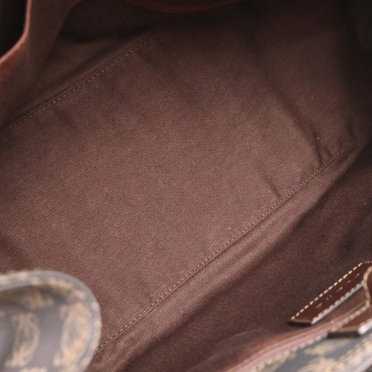 Loewe Brown PVC Anagram Handbag
