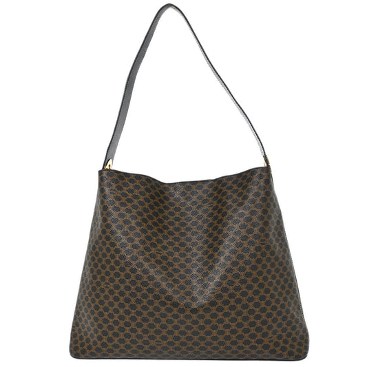 Celine Black Macadam Shoulder Bag