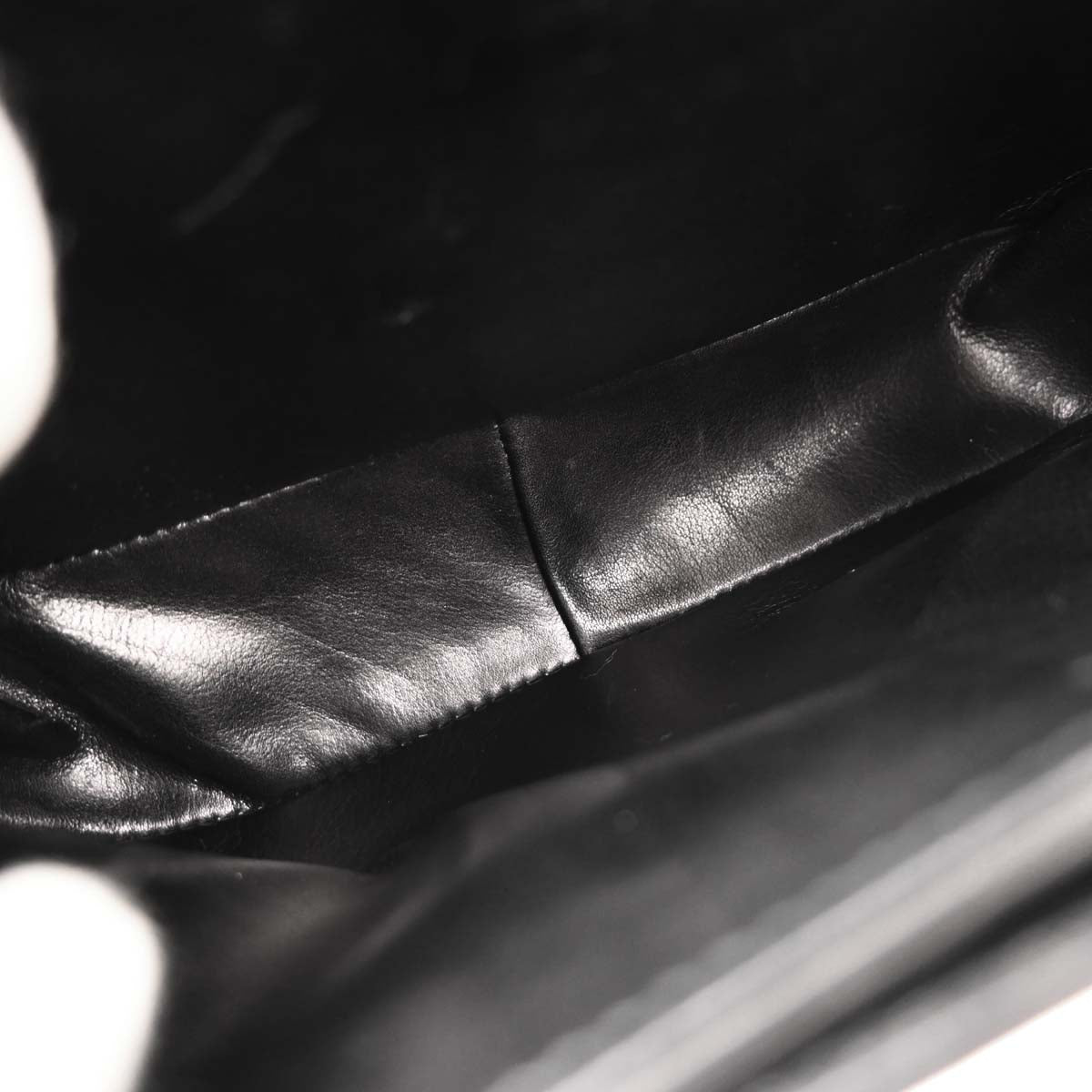 Celine Black Leather Shoulder Bag