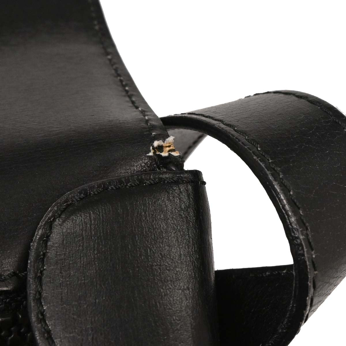 Celine Black Leather Shoulder Bag