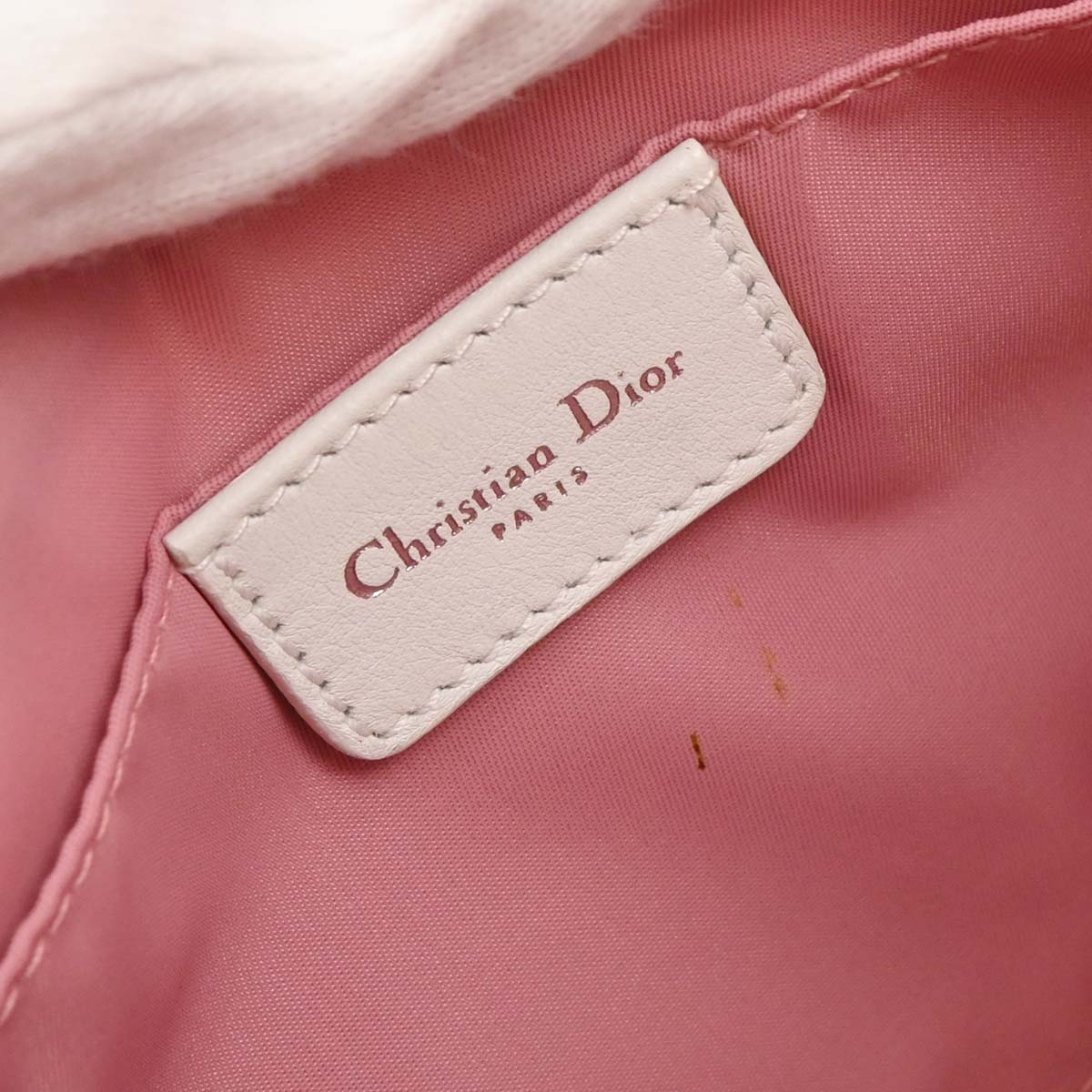 Christian Dior Pink Trotter Handbag