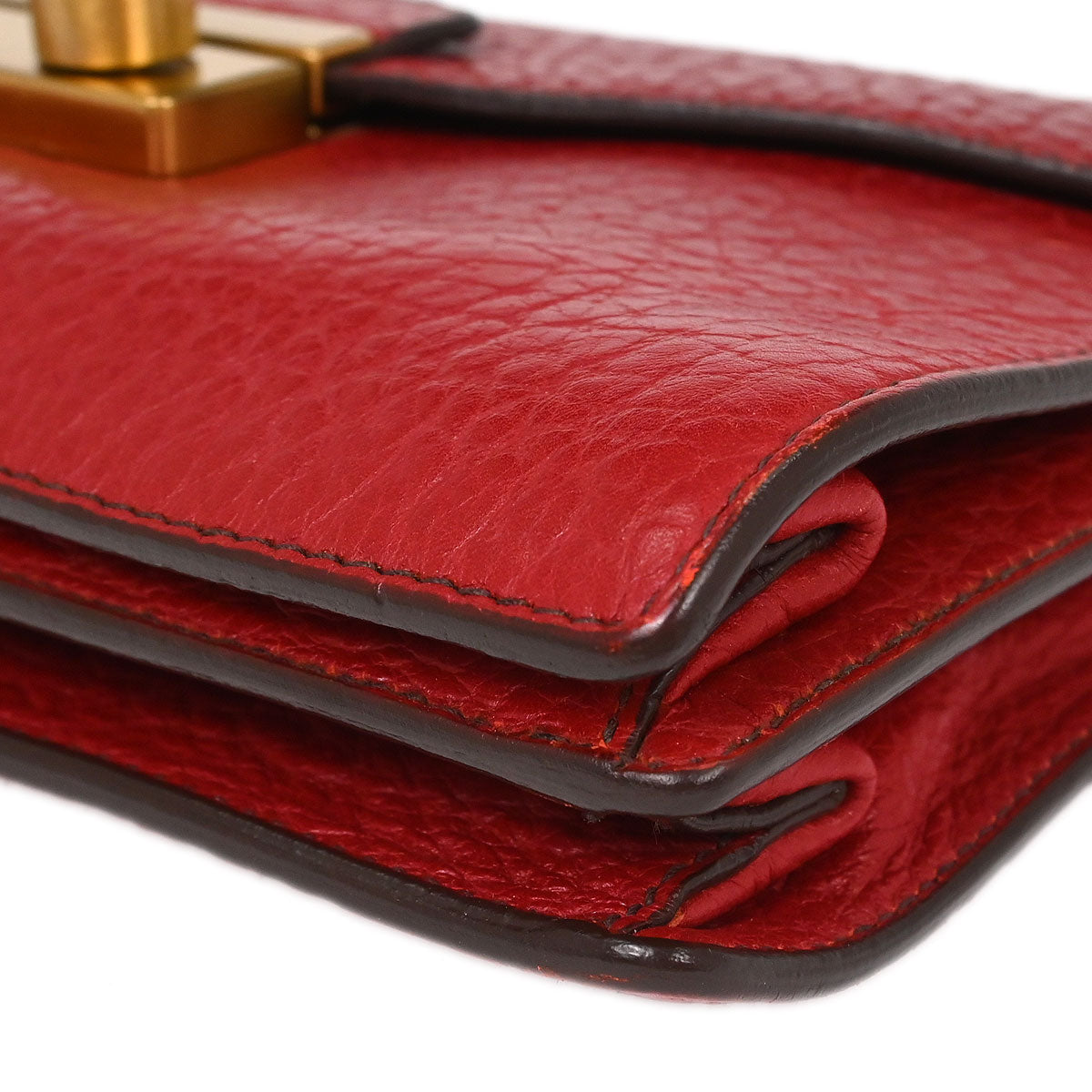 Prada Red Leather Handbag