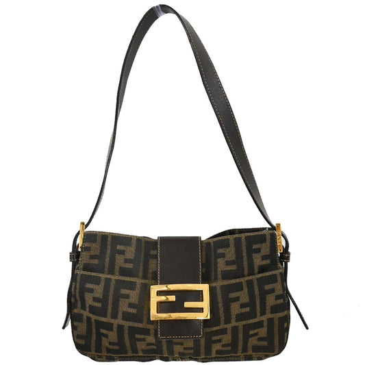 Fendi Brown Zucca Shoulder Bag