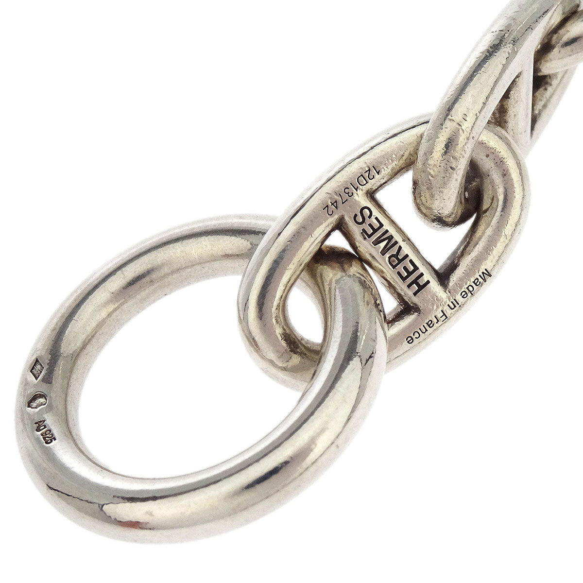 Hermes Chaine d'Ancre TGM Bracelet Ag925 Silver