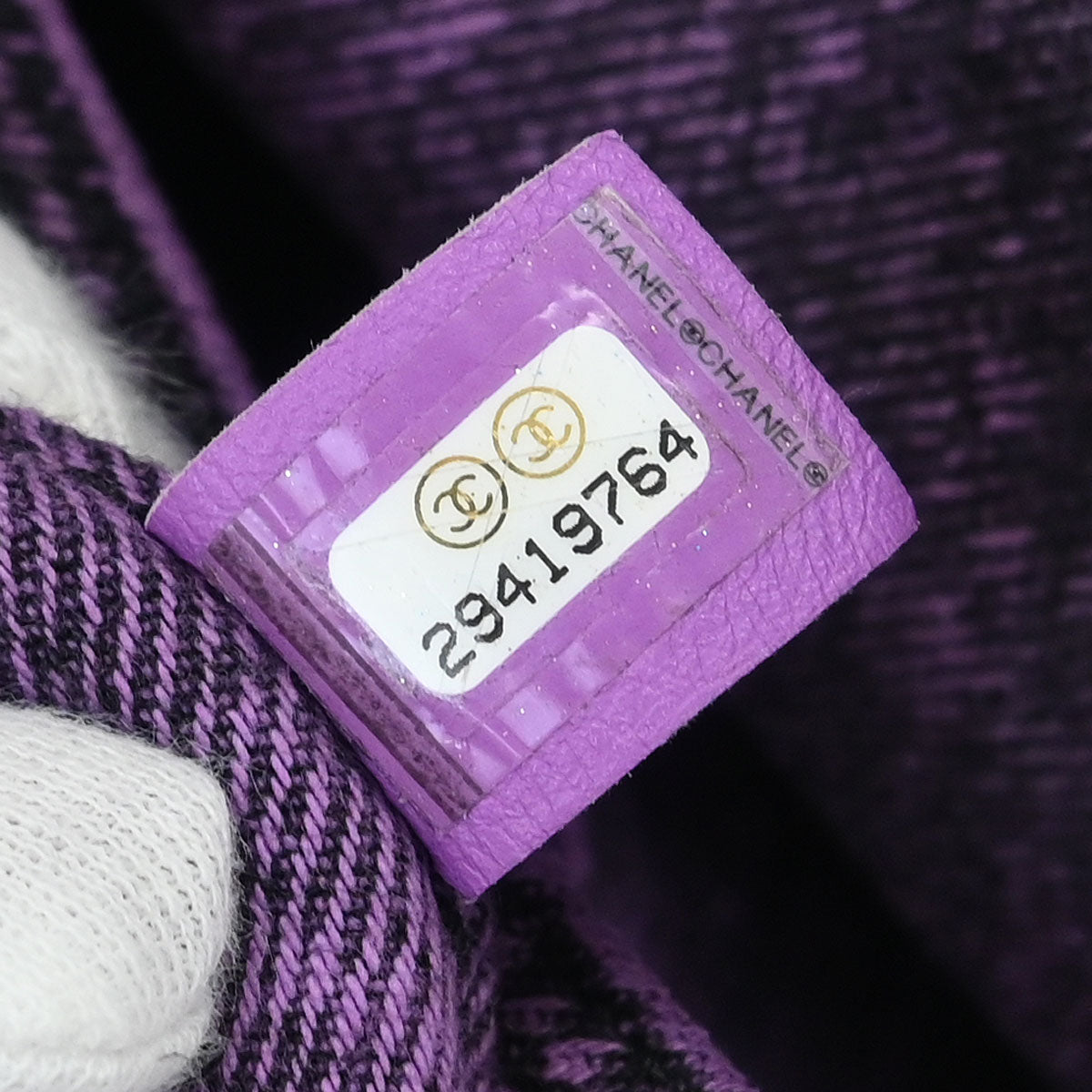 Chanel 2019 Purple Denim Chanel 31 Shopping Bag 2way Shoulder Handbag