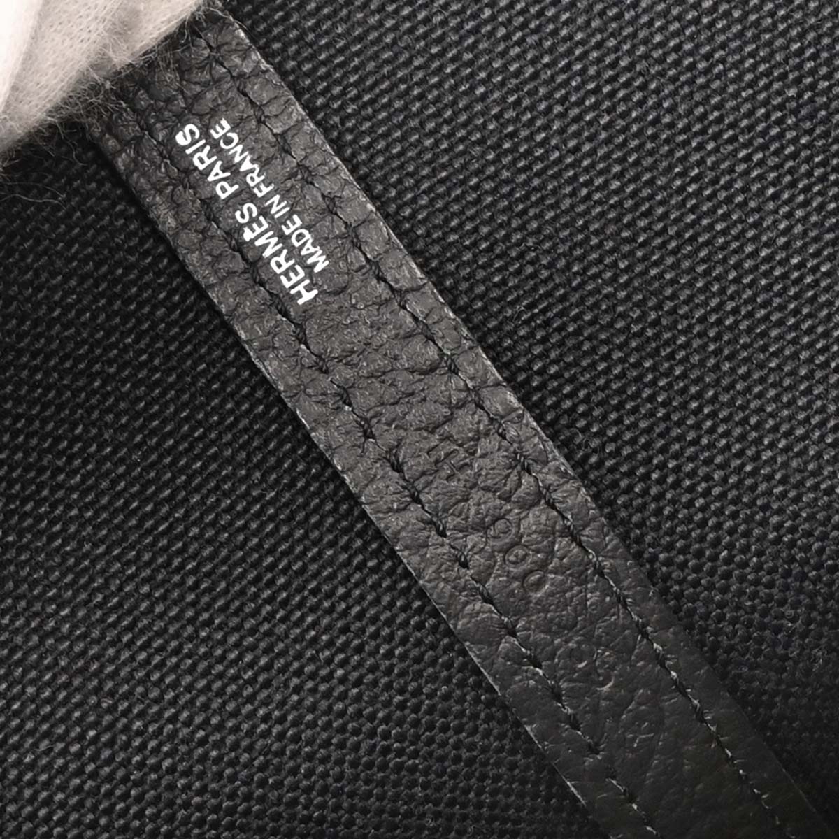 Hermes Black Toile H Negonda Garden Party 36 PM Tote Bag