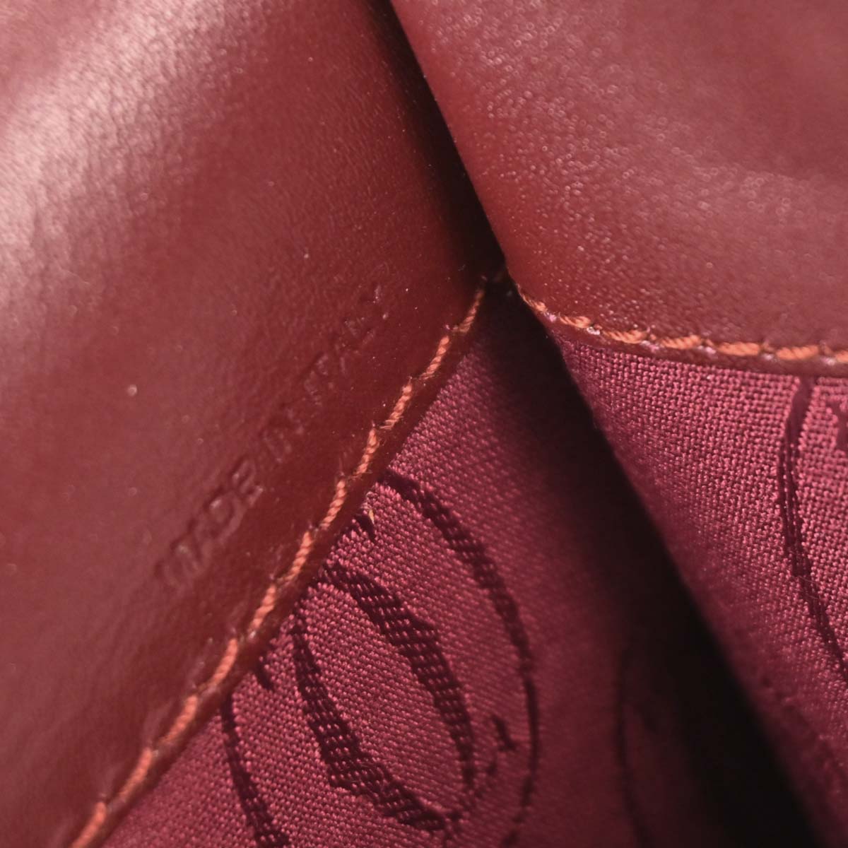 Cartier Bordeaux Happy Birthday Handbag