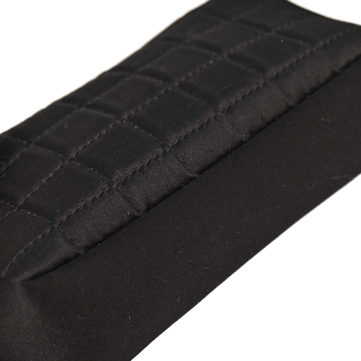 Chanel Black Satin Choco Bar Lipstick Shoulder Bag