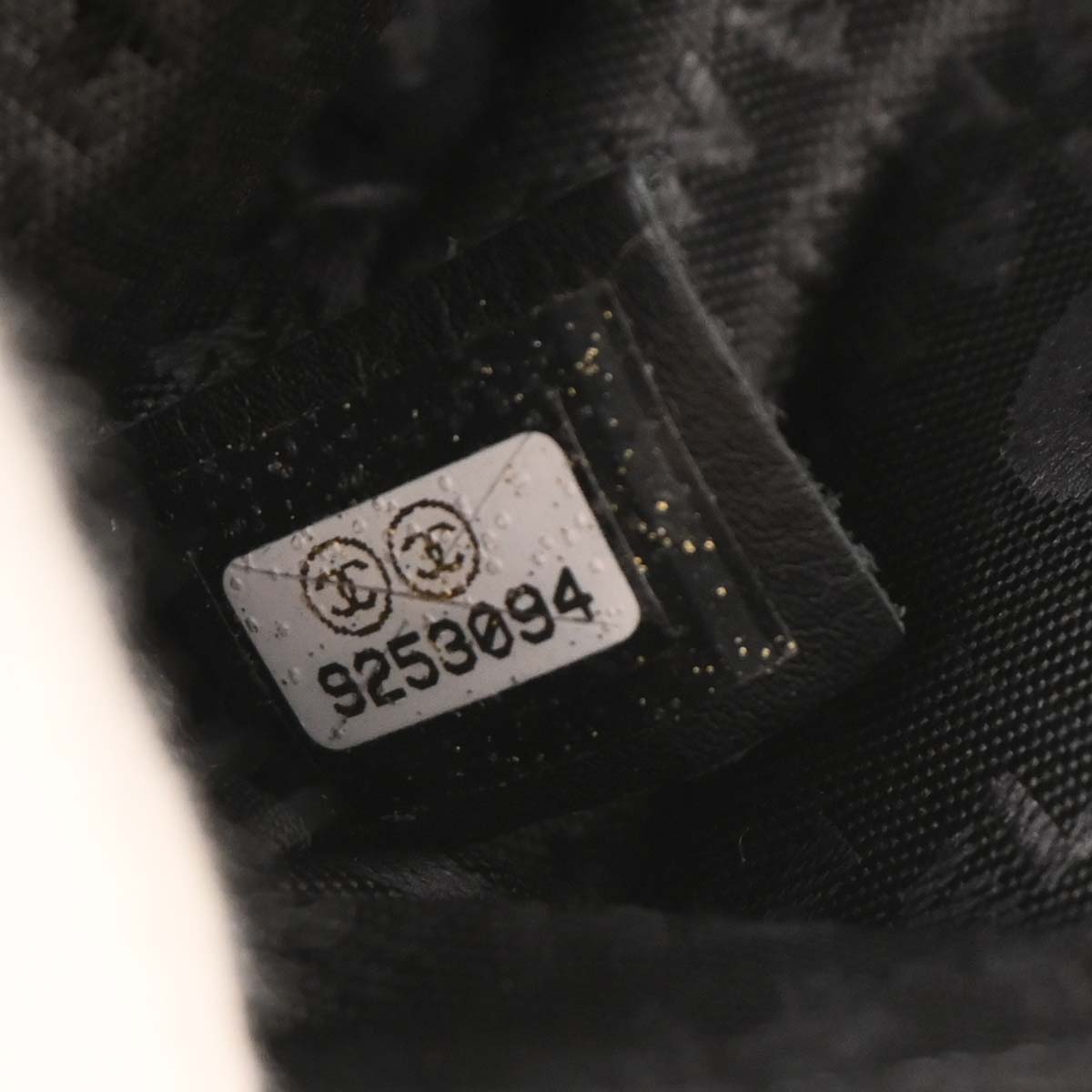 Chanel Black Satin Choco Bar Lipstick Shoulder Bag