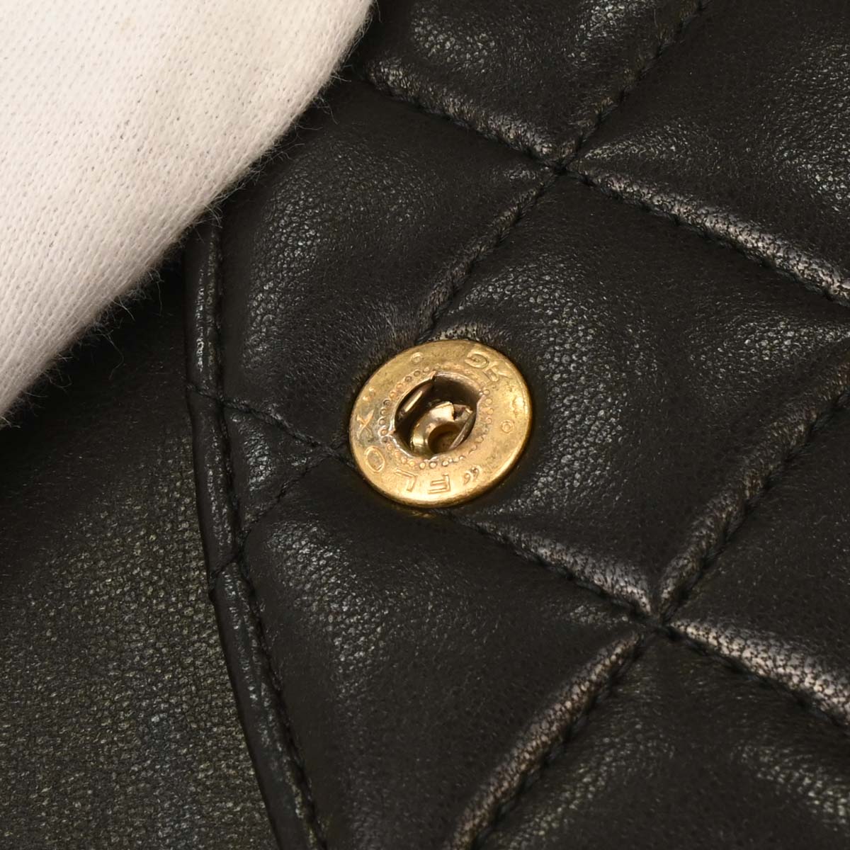 Chanel Black Lambskin Medium Classic Double Flap Shoulder Bag